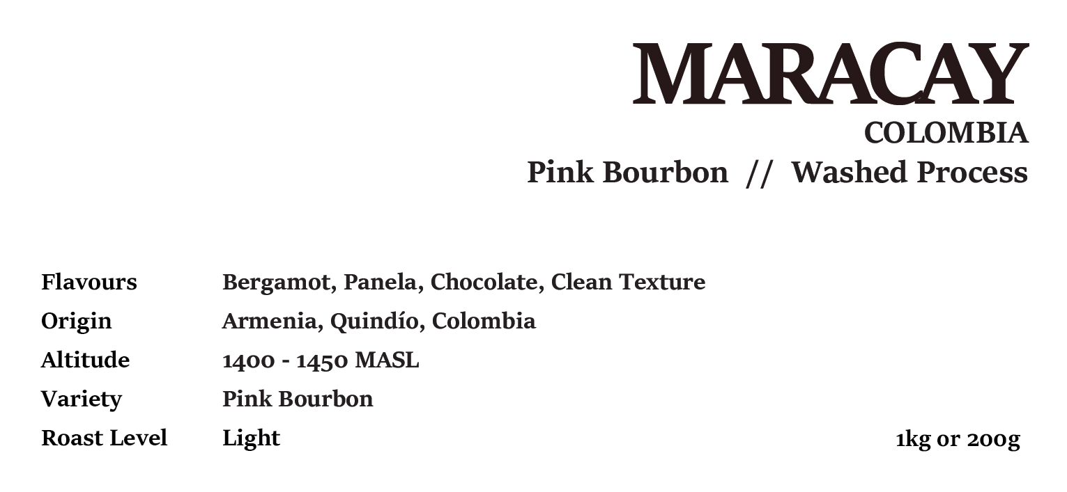 MARACAY COLOMBIA Washed Process 200g