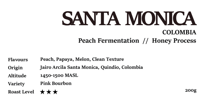 SANTA MONICA Peach Fermentation (COLD BREW BLEND) 200g